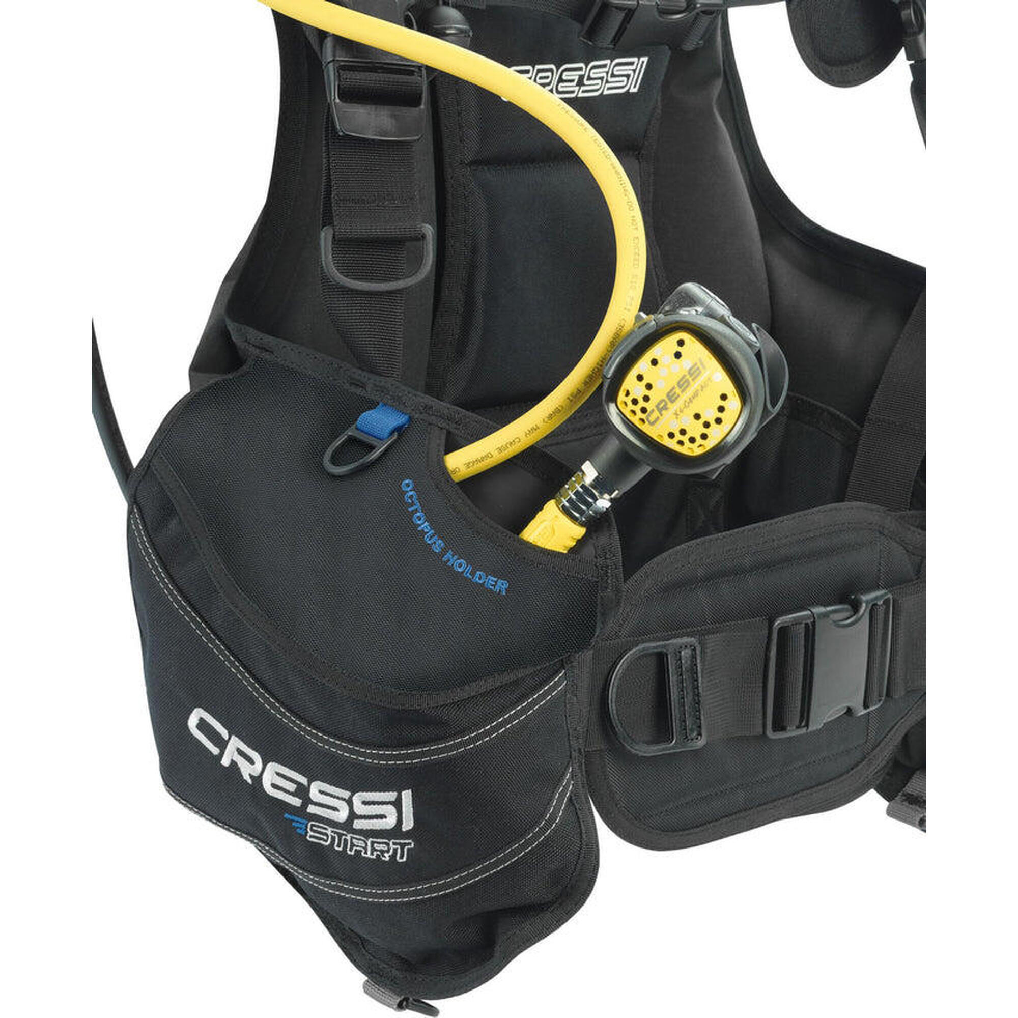 Start B.C.D. Robust B. C. D Scuba Diving Buoyancy Compensator Vest - Black