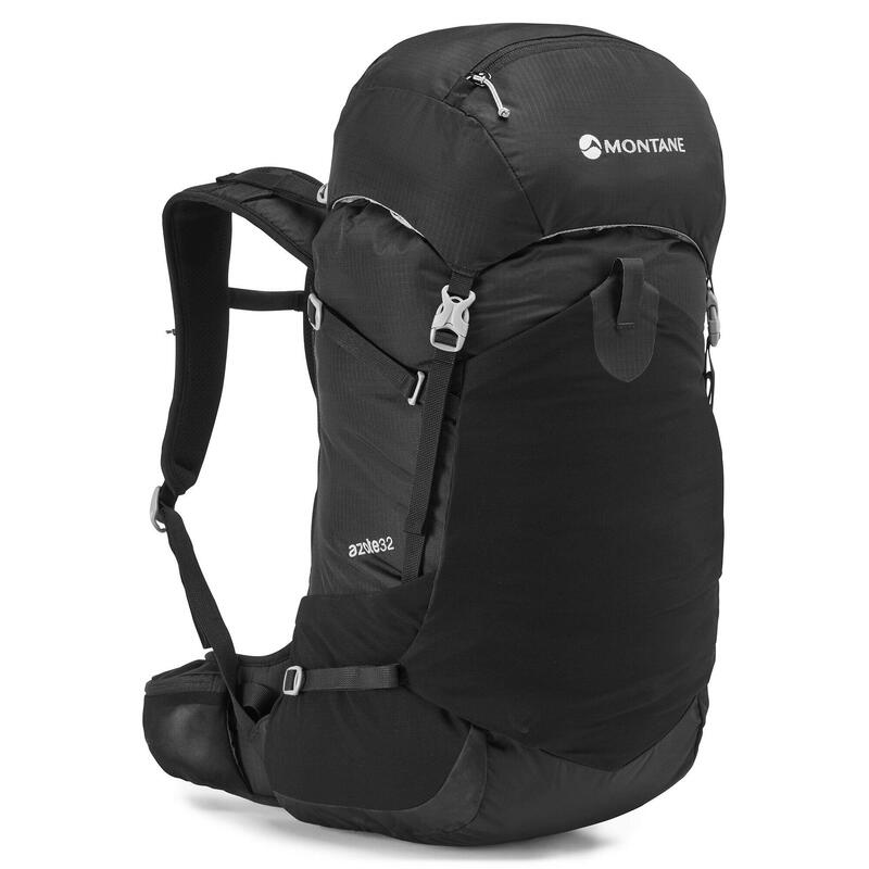 Azote Adult Hiking Backpack 32L - Black