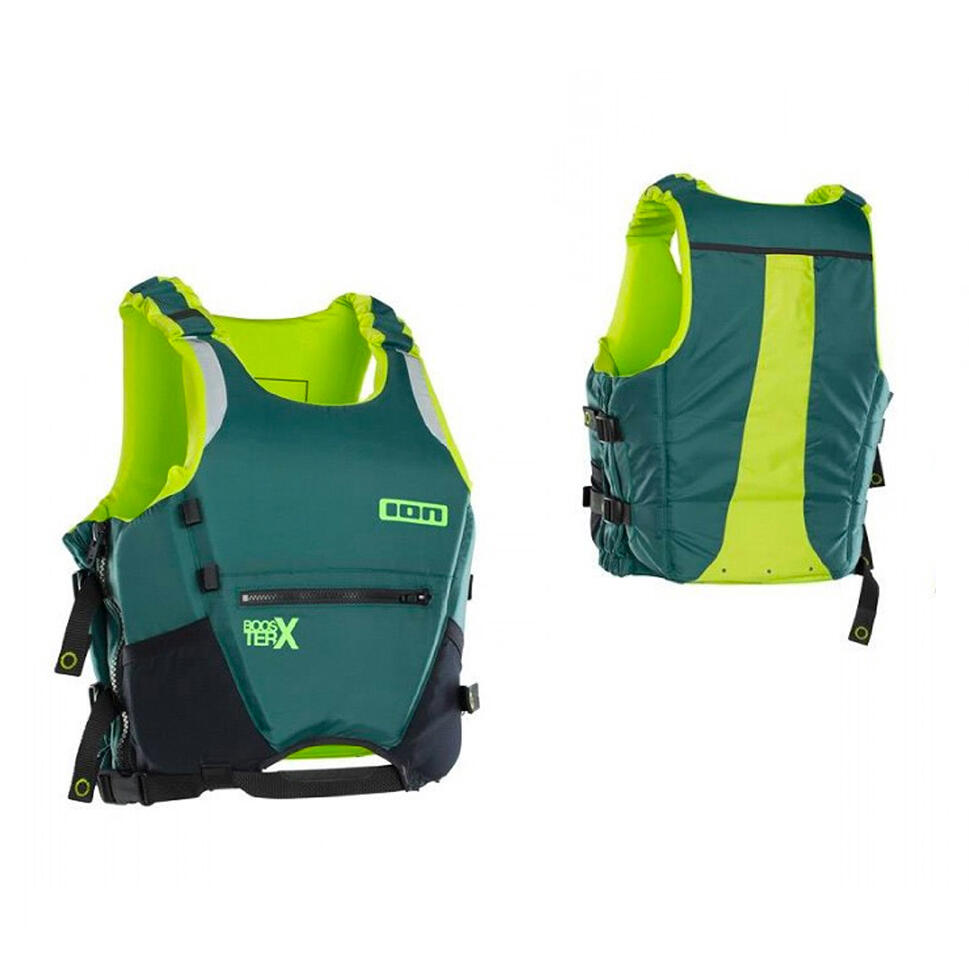 Booster X Unisex Watersport Side Zip Vest - Olive Green