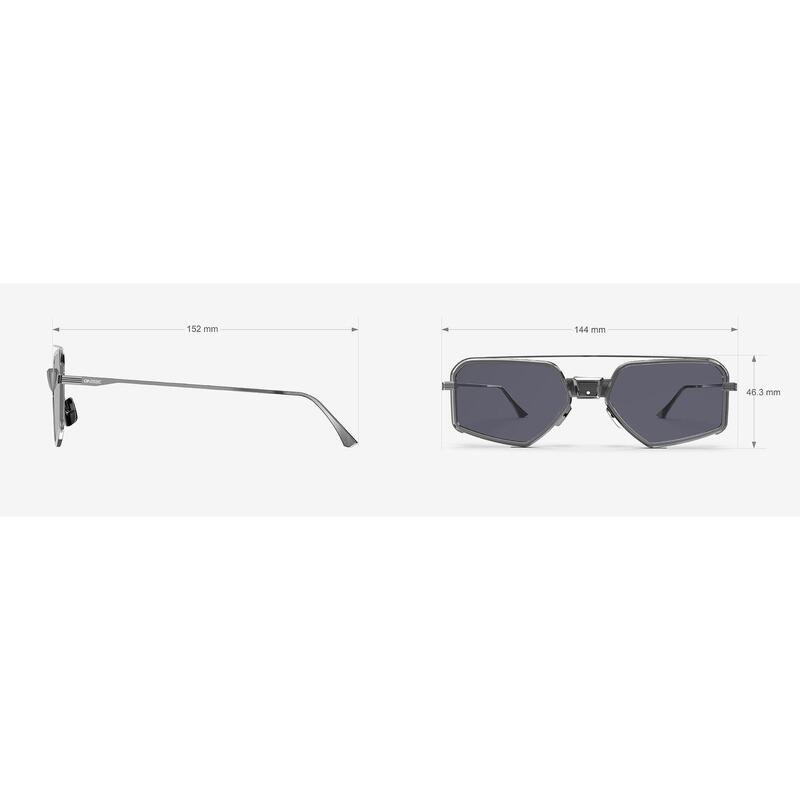 ULTRA Electrochromic Lenses Sunglasses - Gunmetal (Grey)