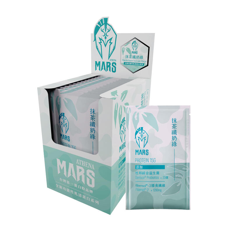 多功效乳清蛋白12包盒裝 - 抺茶纖奶綠