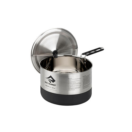 (AKI3009-0241) Sigma Pot (Storage Sack Included) 3.7L - Silver