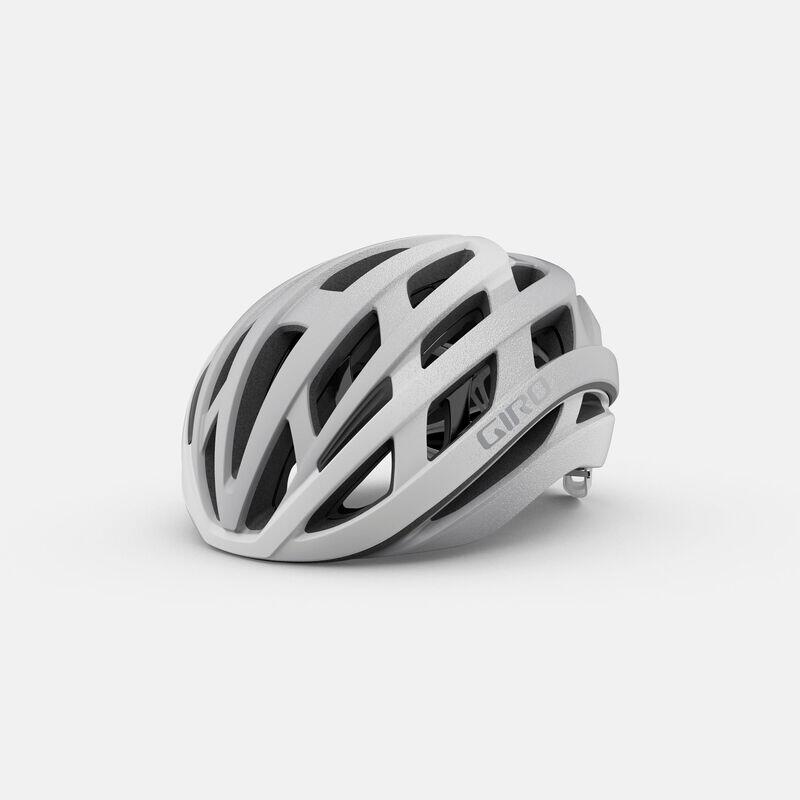 HELIOS SPHERICAL AF ADULT ROAD BIKE HELMETS-MAT WHT/SIL-M 55-59cm