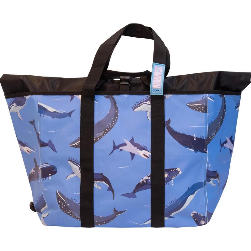 Dry Bag 50L - Blue (Whale monogram)