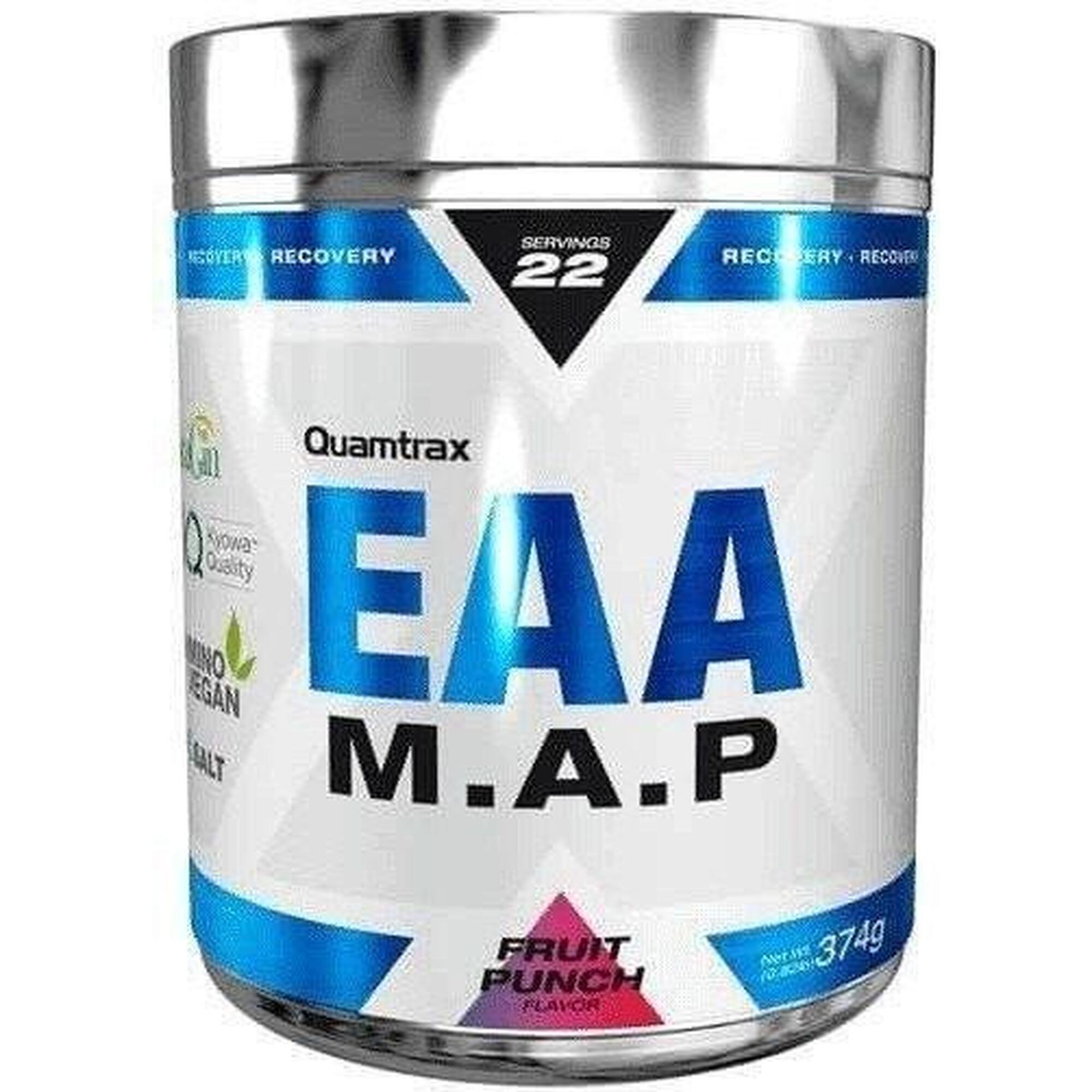 Quamtrax - Eaa Map - 374g Caribbean Cooler (rum Punch) De Quamtrax - Glutamine - Decathlon