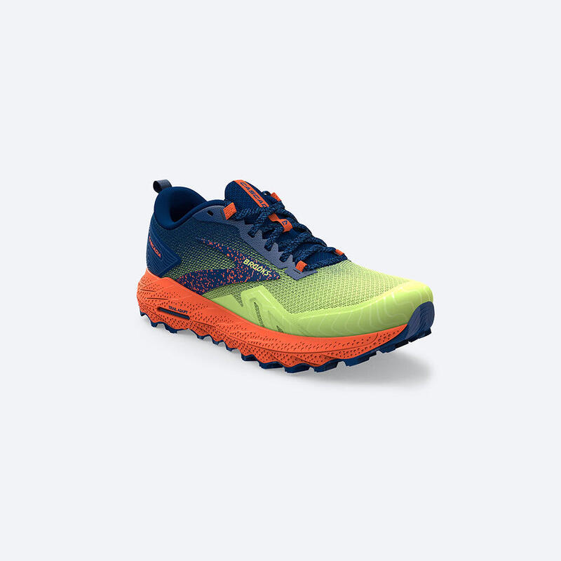 Cascadia 17 Adult Men Trail Running Shoes - Green x Navy