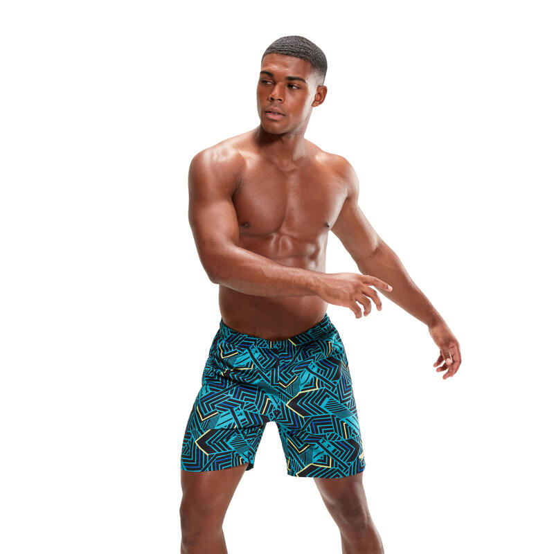 MEN'S PRINTED WATERSHORTS - GREEN