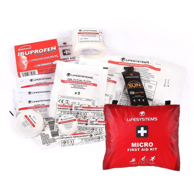 Light & Dry Micro First Aid Kit - Red