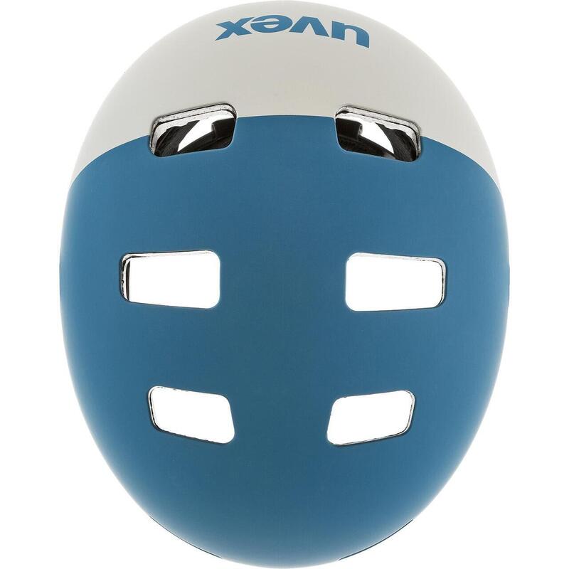 Kid 3 BMX兒童頭盔 - 啞藍白色