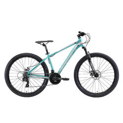 Bikestar Hardtail MTB Alu Sport M 27,5 Inch 21 Speed Turquoise/Roze