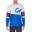 Men GA Pattern Lightweight Long Sweatshirts - BLUE