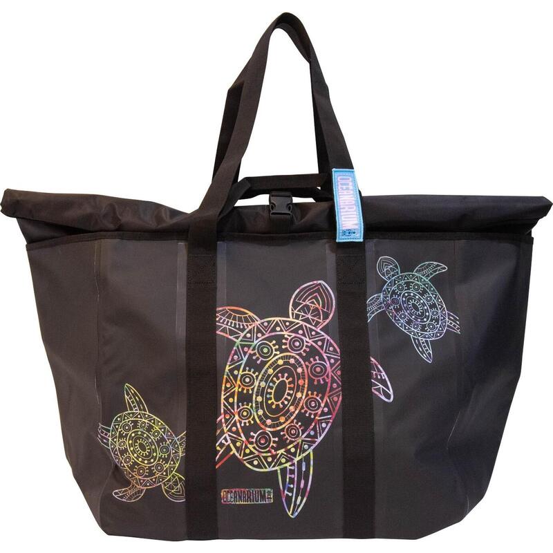 Dry Bag 50L - Black  (Sea Turtle)