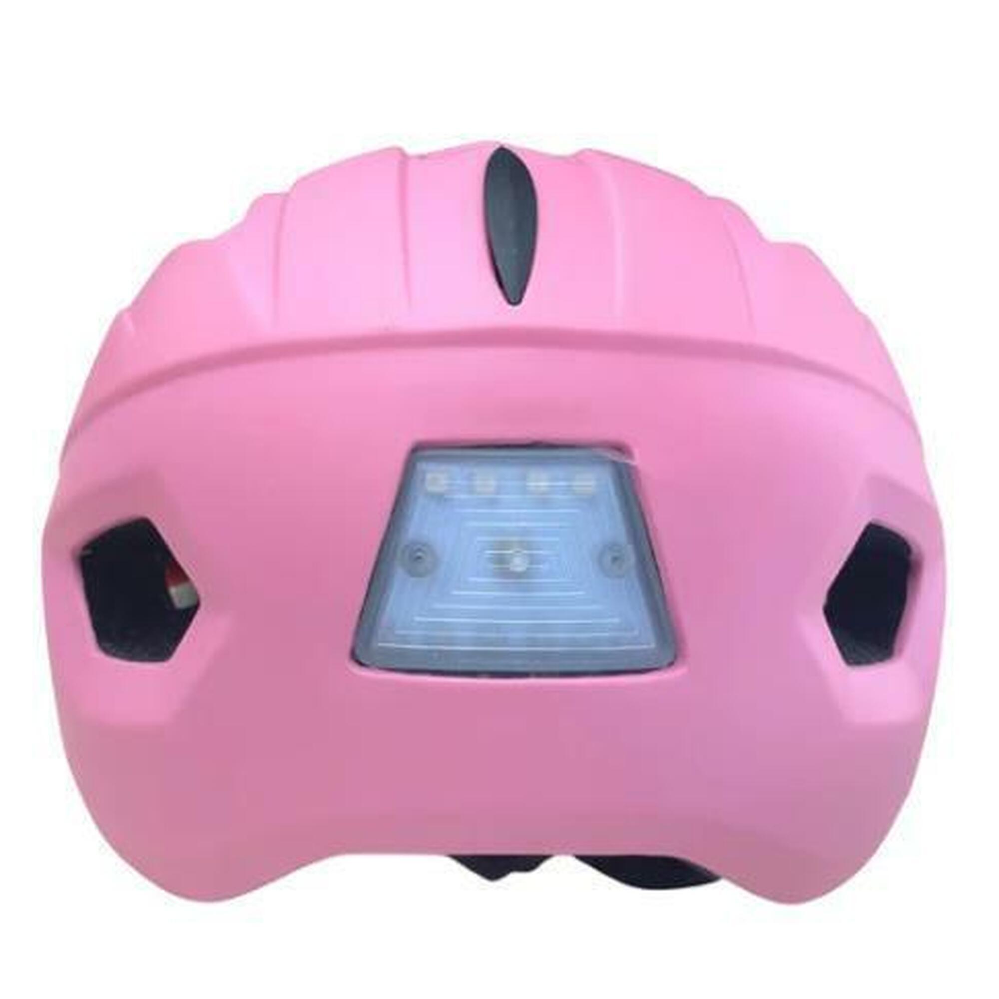 兒童LED單車頭盔 - 粉紅色