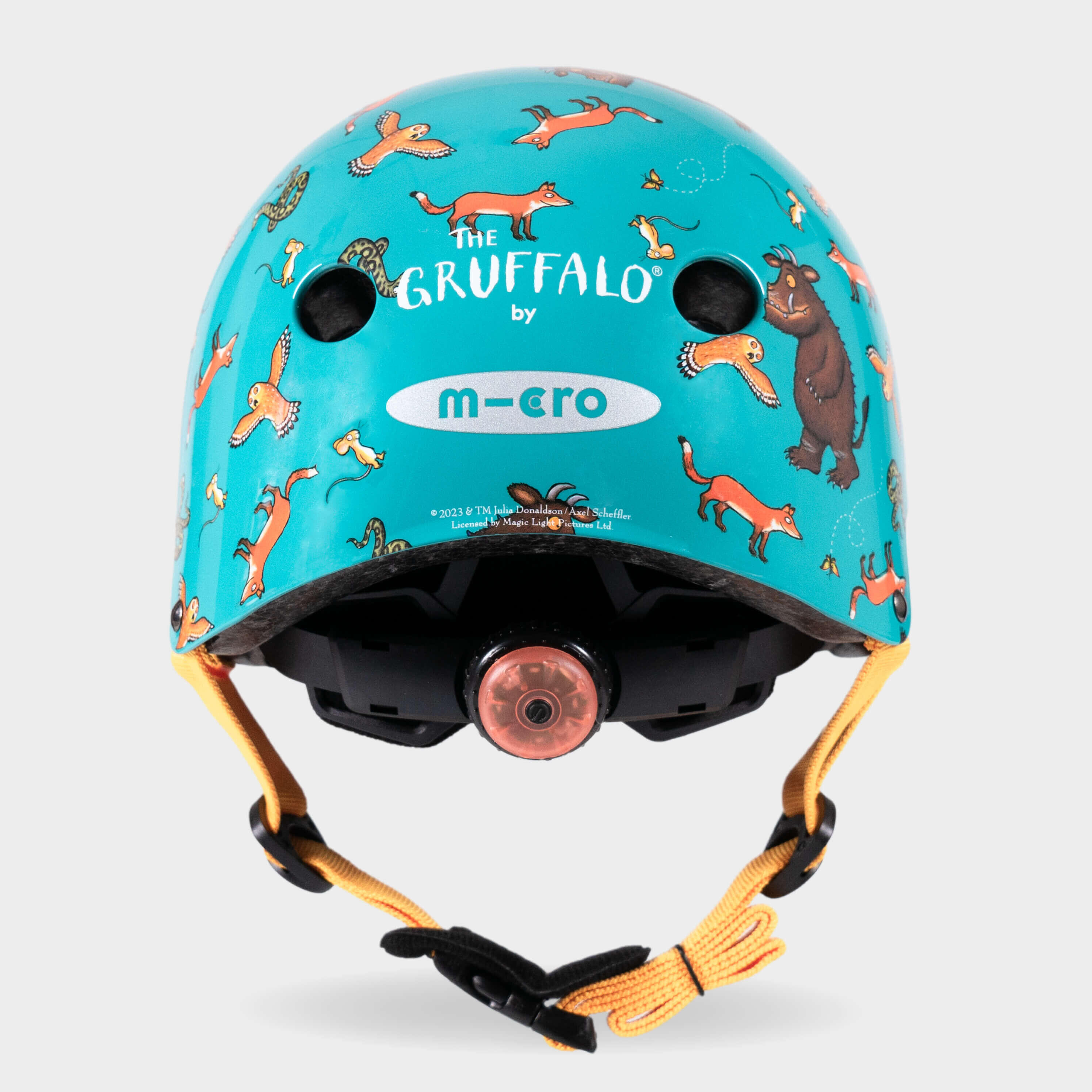 Micro Children's Deluxe Helmet: Gruffalo Aqua 2/5