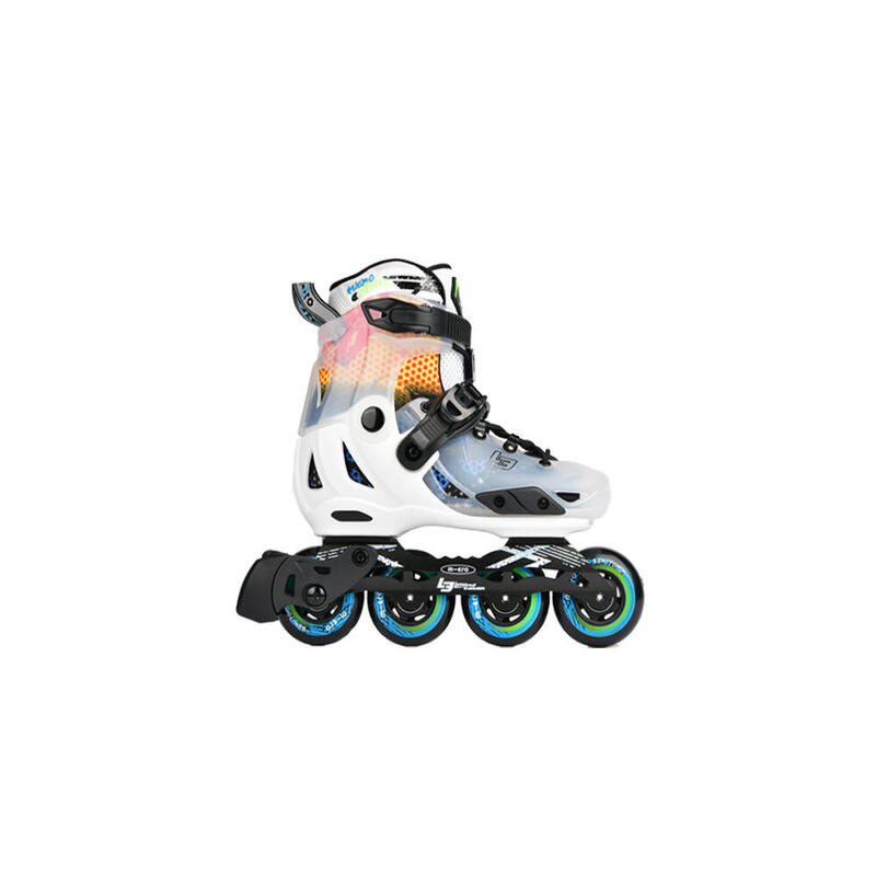 LE 兒童伸縮滾軸溜冰鞋 - 白色