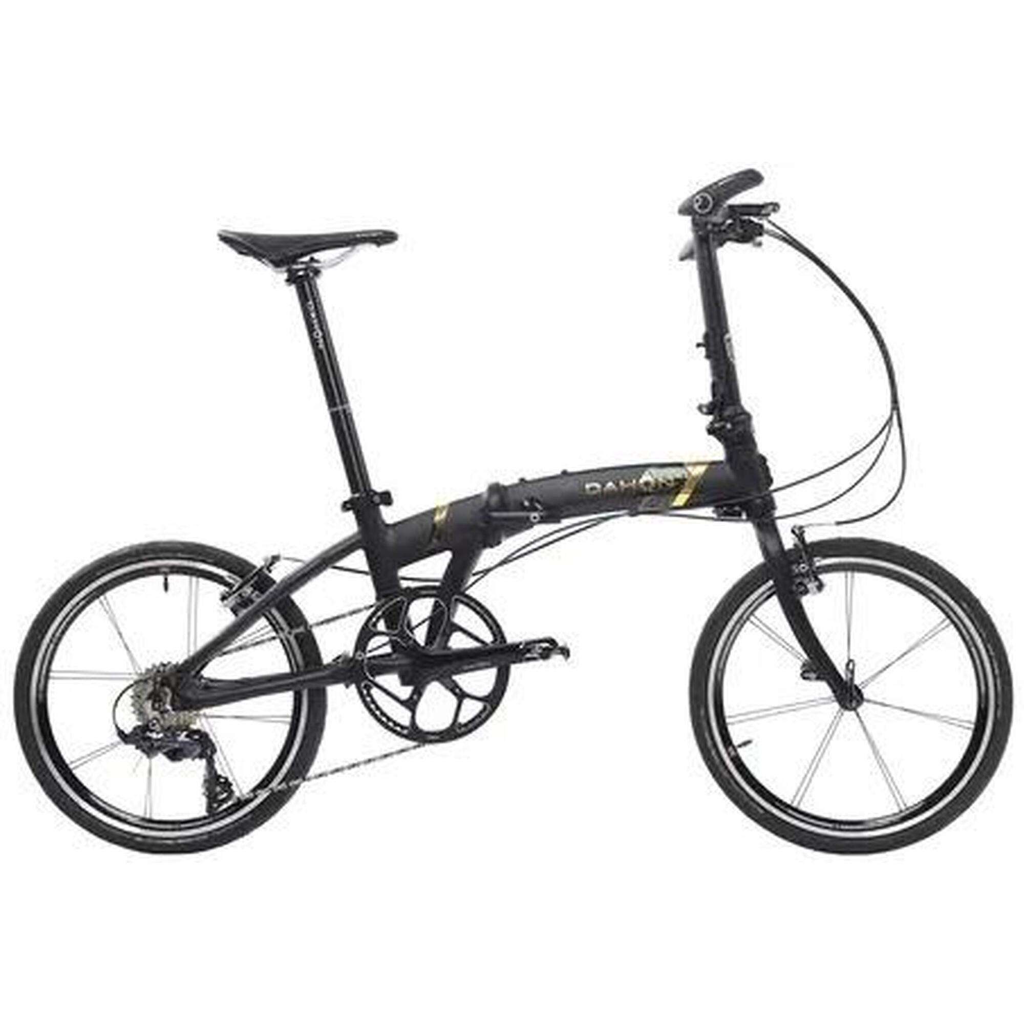 (Assembled) PKA015 MU LX FOLDING BIKE 20" - BLACK/GOLD