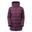 W Tundra Hoodie Women's Down Jacket - Dark Purple