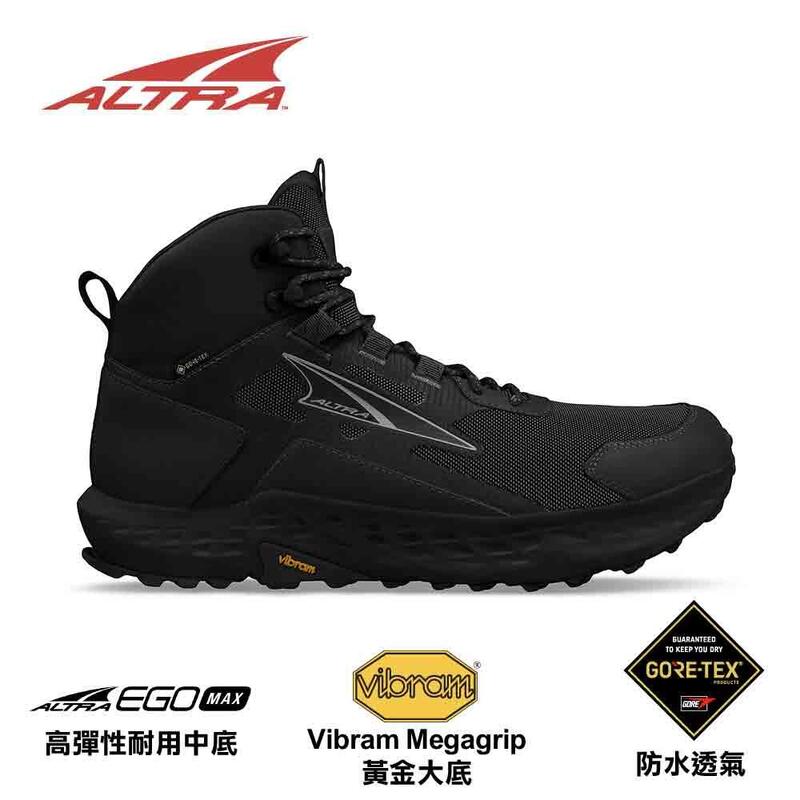 Timp Hiker GTX M 男款高筒防水透氣登山鞋 - 黑色