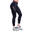 Women GA High-Waist Breathable Activewear Mesh Legging - BLACK