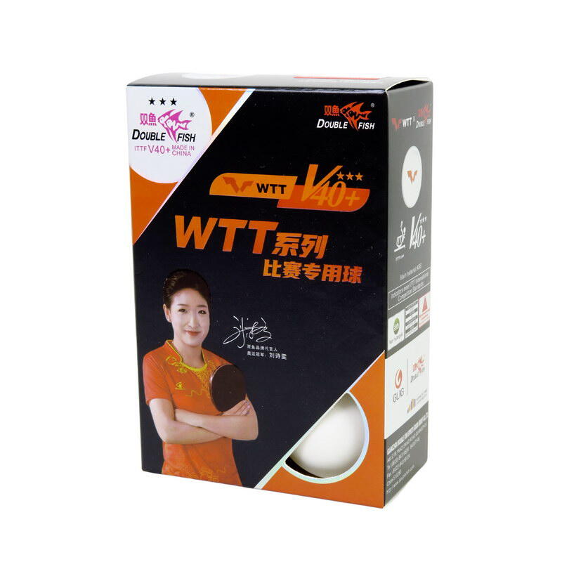 WTT系列 ITTF 比賽專用 3星乒乓球 (6個裝) - 白色