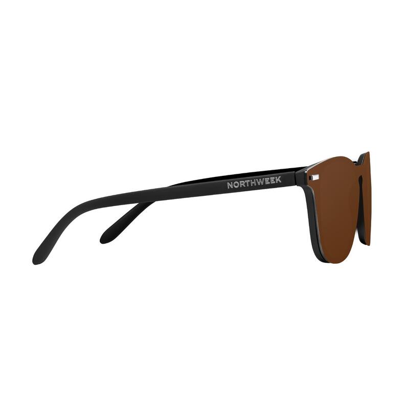 Gafas de Sol para Hombres y Mujeres POLARIZED MATTE BLACK AMBAR - WALL PHANTOM