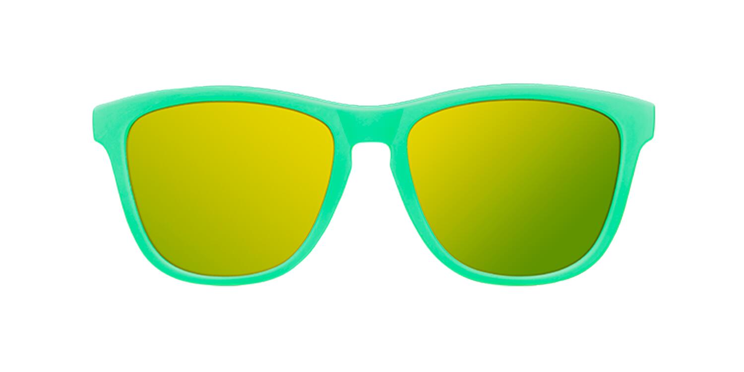 Lunettes de soleil pour hommes et femmes polarisé l'or vert menthe -  REGULAR 2/4