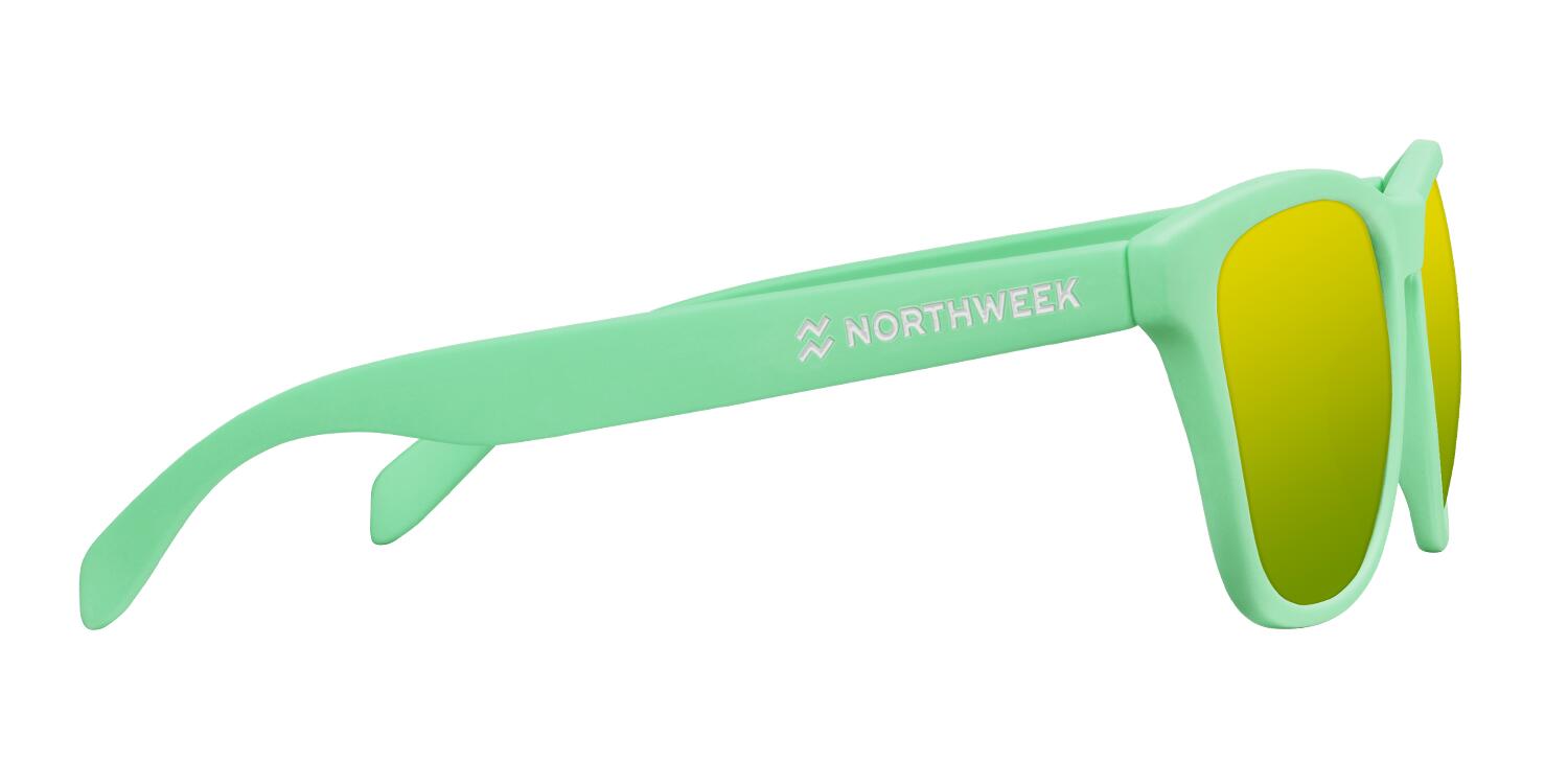 Lunettes de soleil pour hommes et femmes polarisé l'or vert menthe -  REGULAR 3/4
