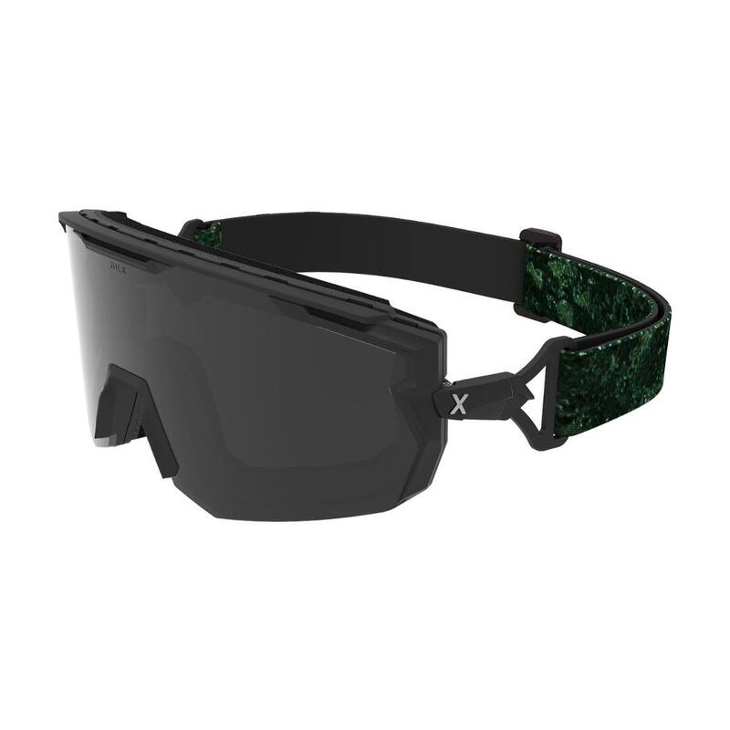 Samurai 2-in-1 Polarized Sunglasses & Goggle - Black