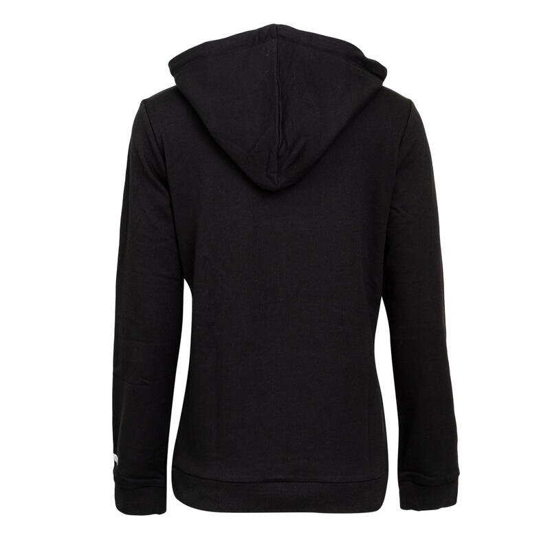 LADIES BEDGE LOGO PULLOVER HOODIE - BLACK