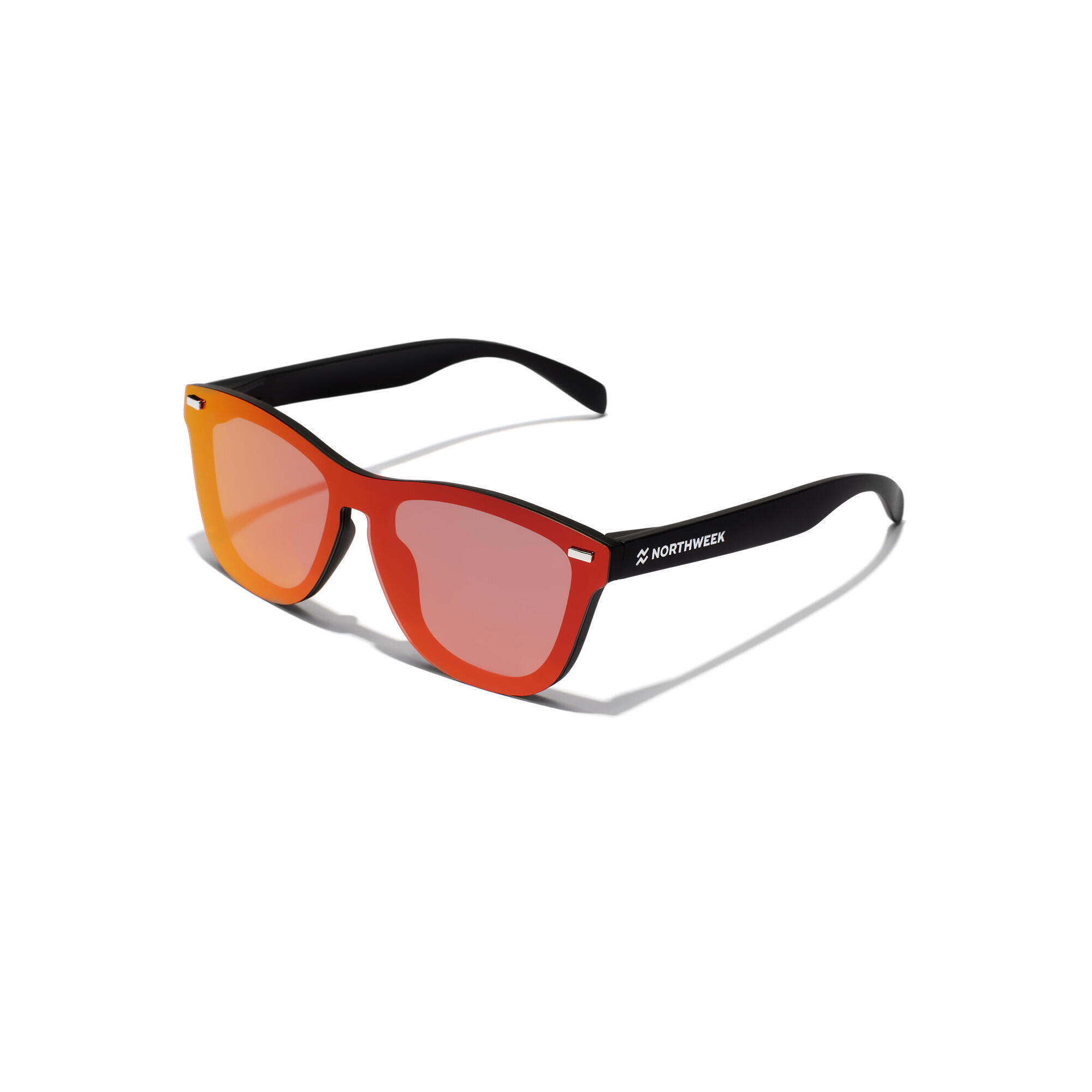 Hawkers - Northweek - Lunettes De Soleil Pour Homme Et Femme- Regular Phantom Polarized - Lunettes De Soleil - Noir|rouge - Taille Unique - Decathlon