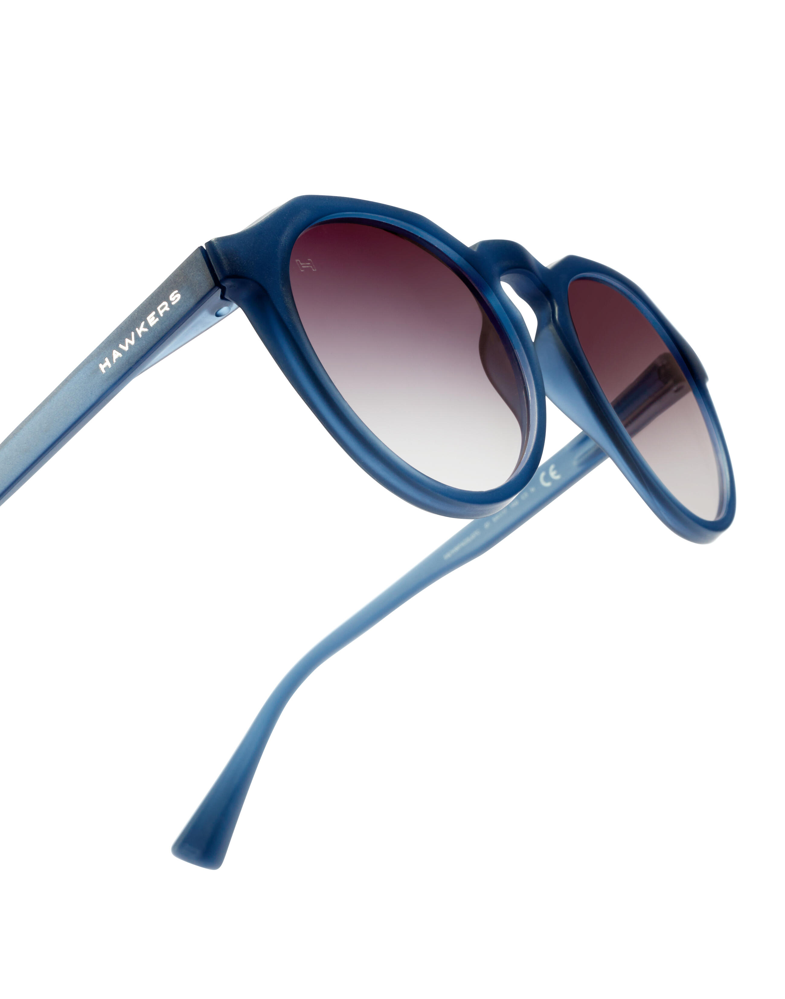 HAWKERS Zonnebrillen mannen en vrouwen NAVY TRANSPARENT IRON WARWICK RAW 5/8