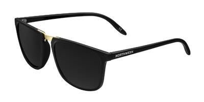 Northweek - sunglasses for men and women polarized shelter matte black - shelter