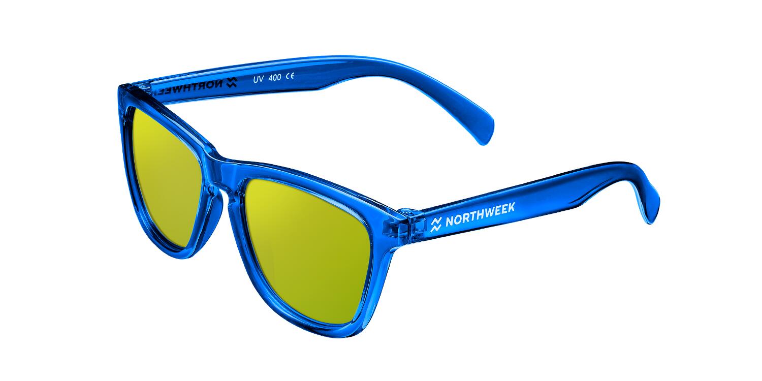 HAWKERS NORTHWEEK - Occhiali da sole per uomini e donne Oro blu brillante - KIDS