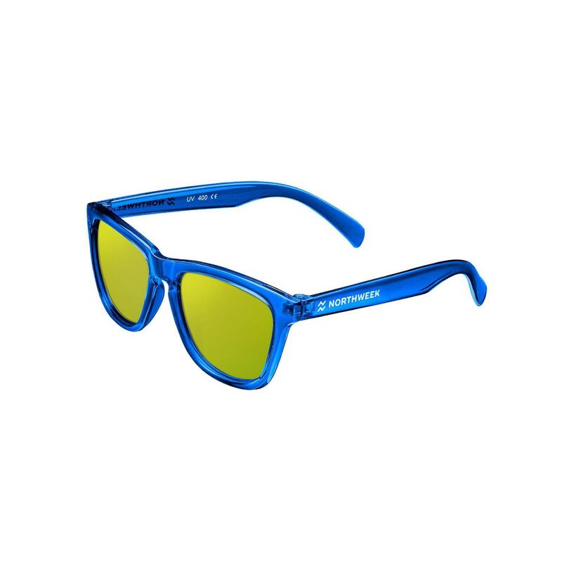 NORTHWEEK - Lunettes de soleil pour Homme et Femme or bleu vif -  KIDS