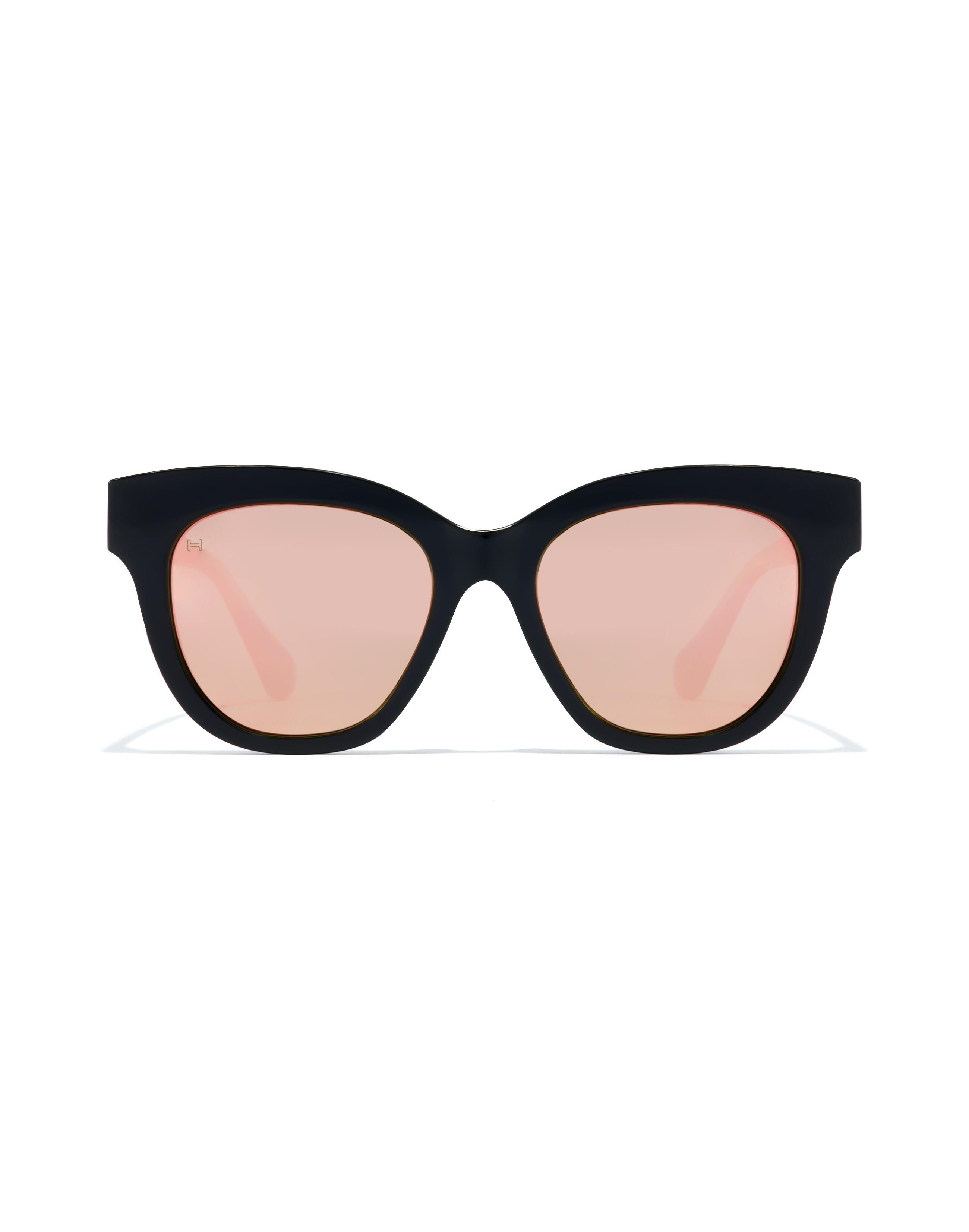 HAWKERS Lunettes de soleil Homme et Femme POLARIZED BLACK ROSE GOLD AUDREY RAW 2/4