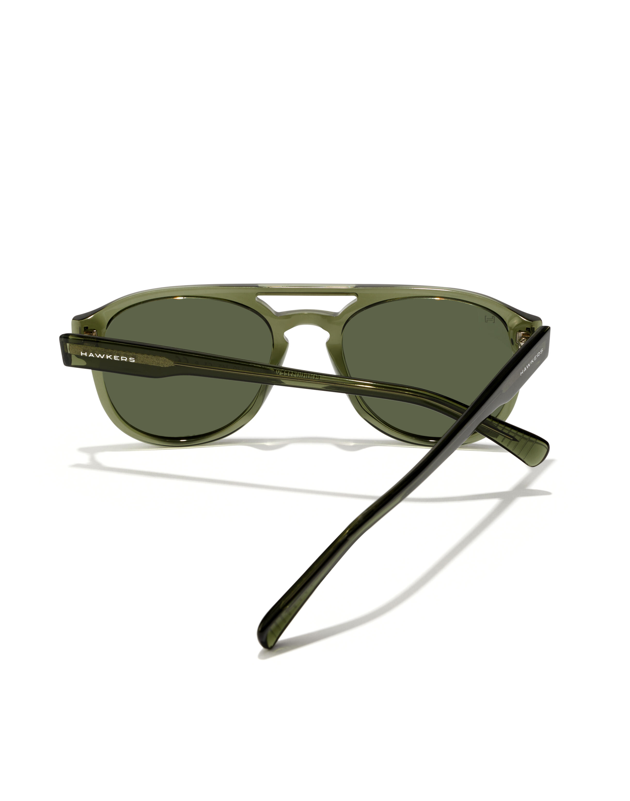 HAWKERS Lunettes de soleil pour hommes et femmes POLARIZED GREEN ALLIGATOR DIVER 3/8