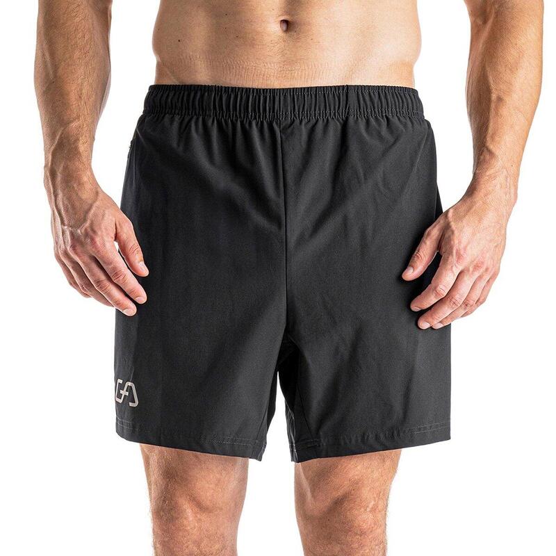 Men Breathable Dri-Fit 5" Running Sports Shorts - BLACK