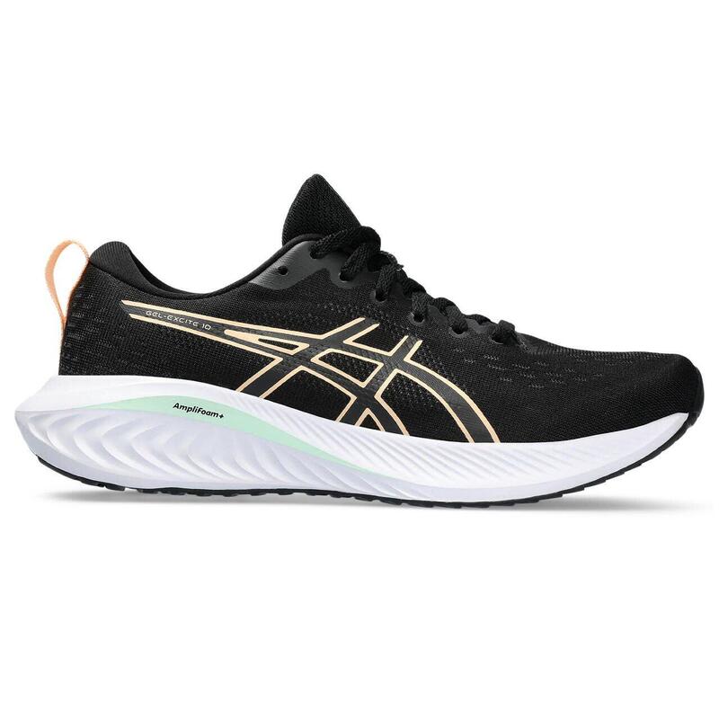 Zapatillas De Running Mujer - ASICS  Gel Excite 10 W - Black/Apricose