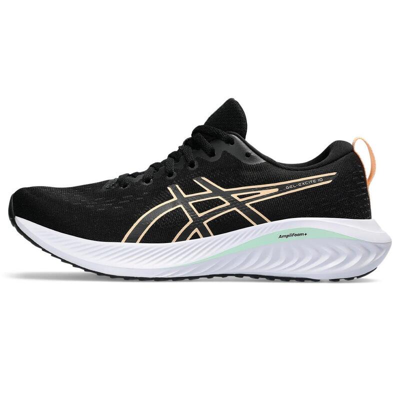 Zapatillas De Running Mujer - ASICS  Gel Excite 10 W - Black/Apricose