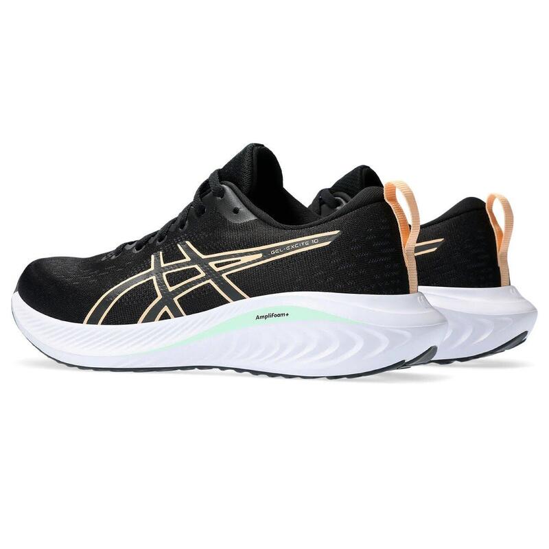 Zapatillas De Running Mujer - ASICS  Gel Excite 10 W - Black/Apricose