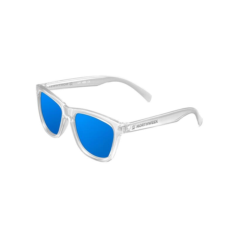 Óculos de sol para homens e mulheres azuis brancos brilhantes -  KIDS