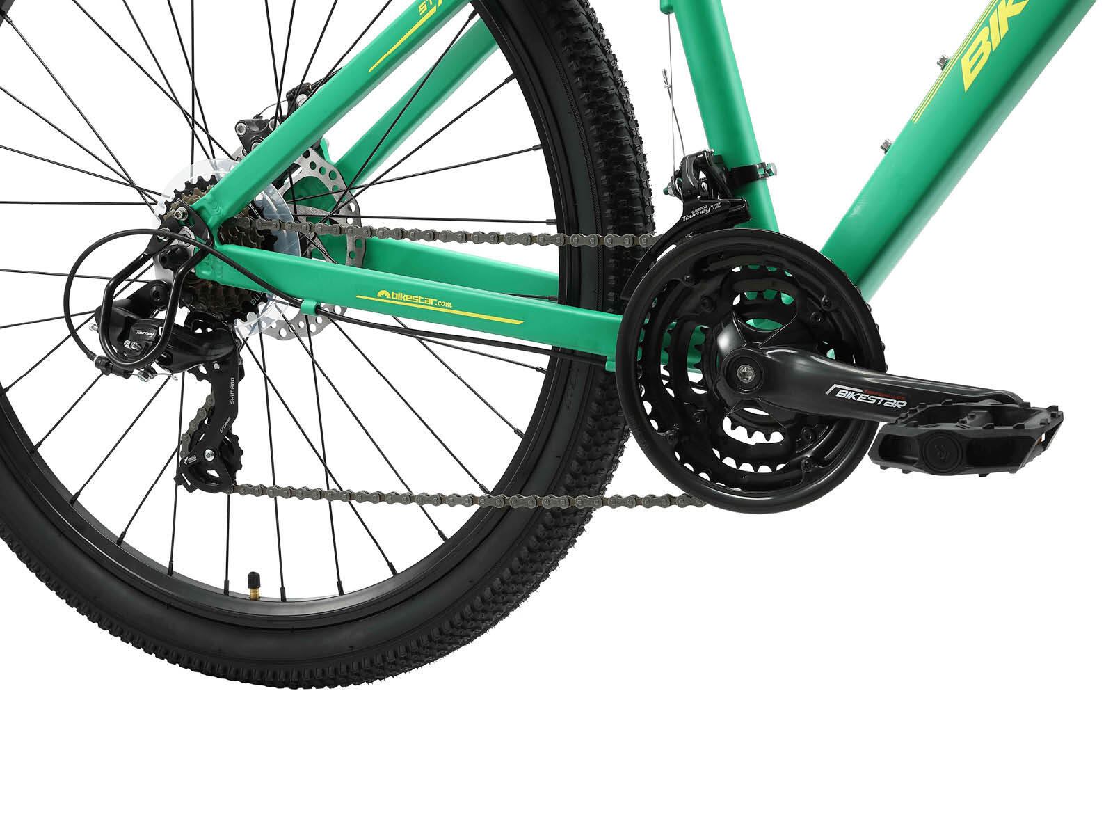 MTB fiets 27.5" aluminium, hardtail, 21 versnellingen, schijfremmen 5/5