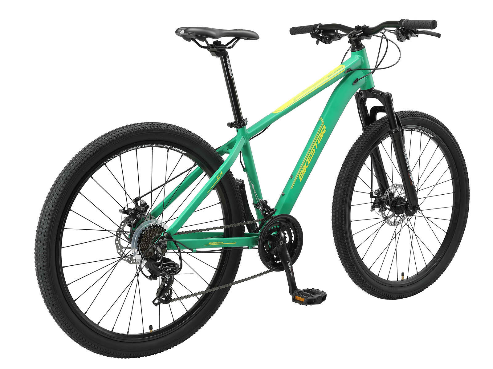 MTB fiets 27.5" aluminium, hardtail, 21 versnellingen, schijfremmen 3/5