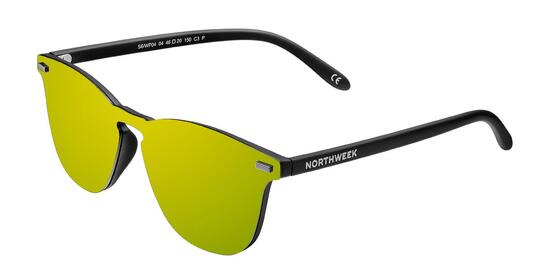 NORTHWEEK - Sonnenbrillen für Herren und Damen - WALL BLACK GOLD POLARIZED