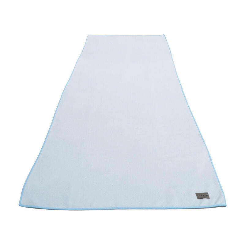 Double Non-Slip Yoga Mat Towel - Blue
