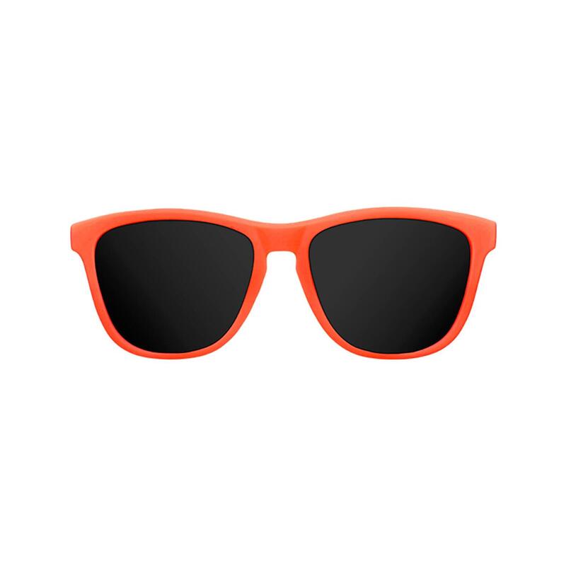 Occhiali da sole per uomini e donne polarizzate nere arancione - REGULAR MATTE