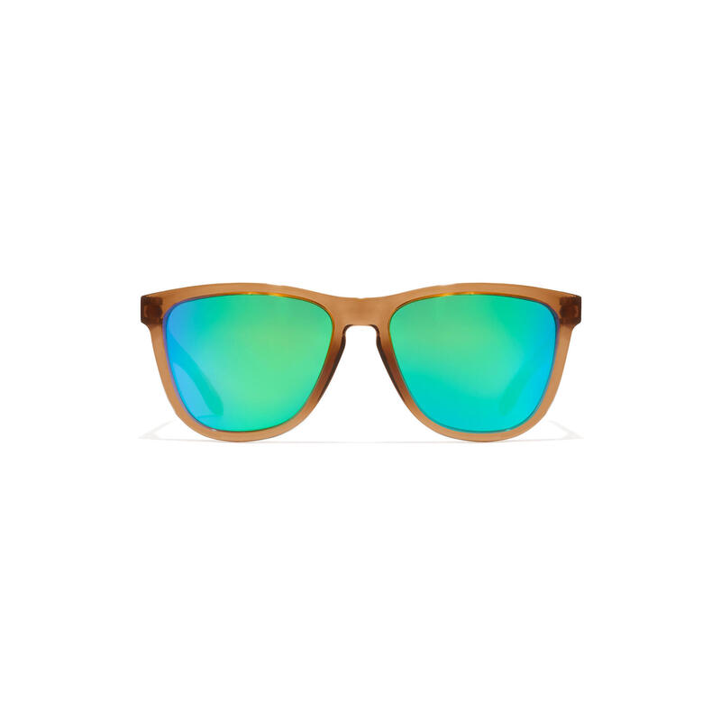 Lunettes de soleil pour hommes et femmes émeraude brune -  REGULAR RAW