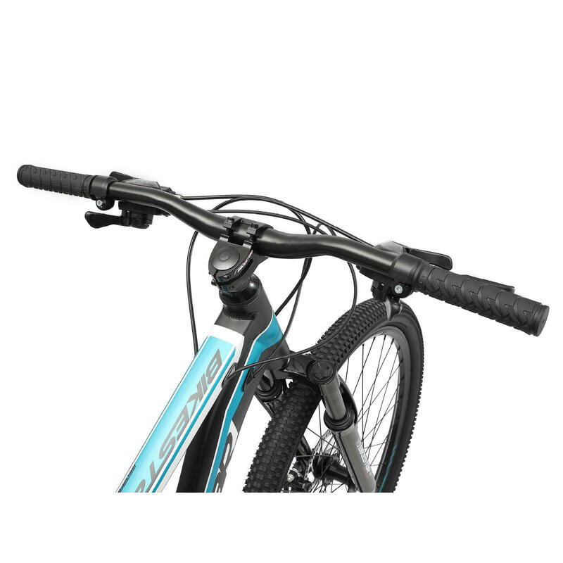 Bikestar Hardtail MTB Alu Sport M 27,5 Inch 21 Speed Zwart/blauw