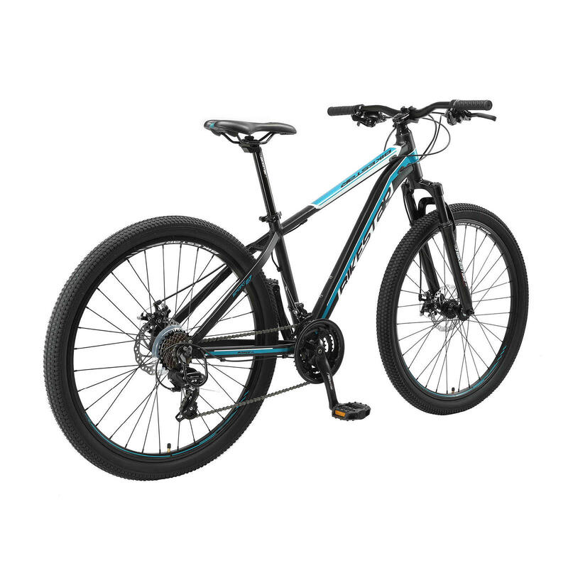 Bicicleta de montaña 27.5" aluminio BIKESTAR hardtail negro