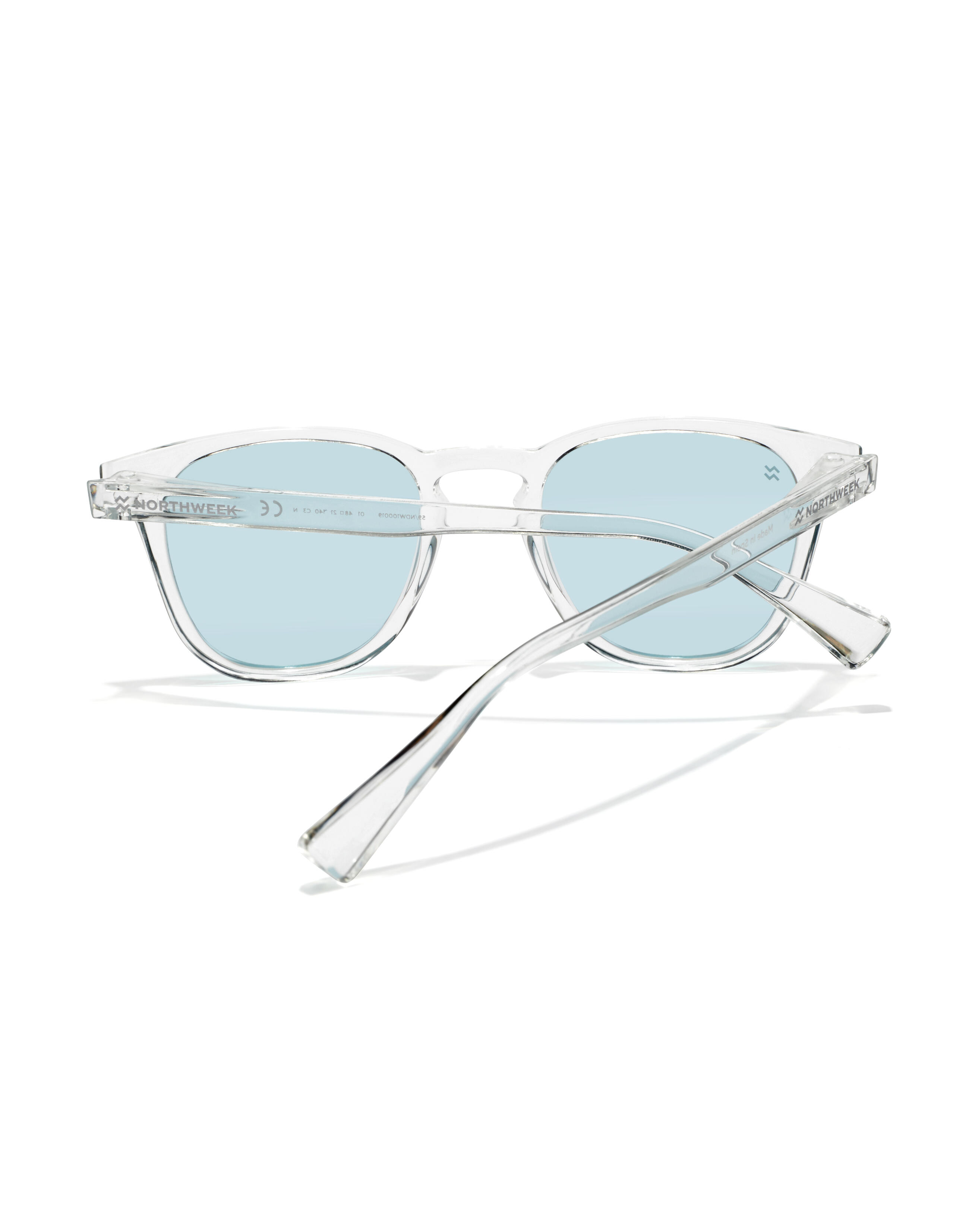 NORTHWEEK - Occhiali da sole per uomini e donne trasparenti blu - WALL RAW 4/6